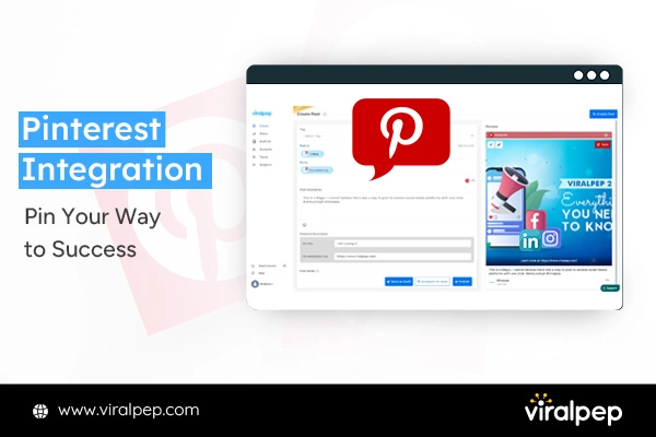 Pinterest Integration Pin Feature in Viralpep