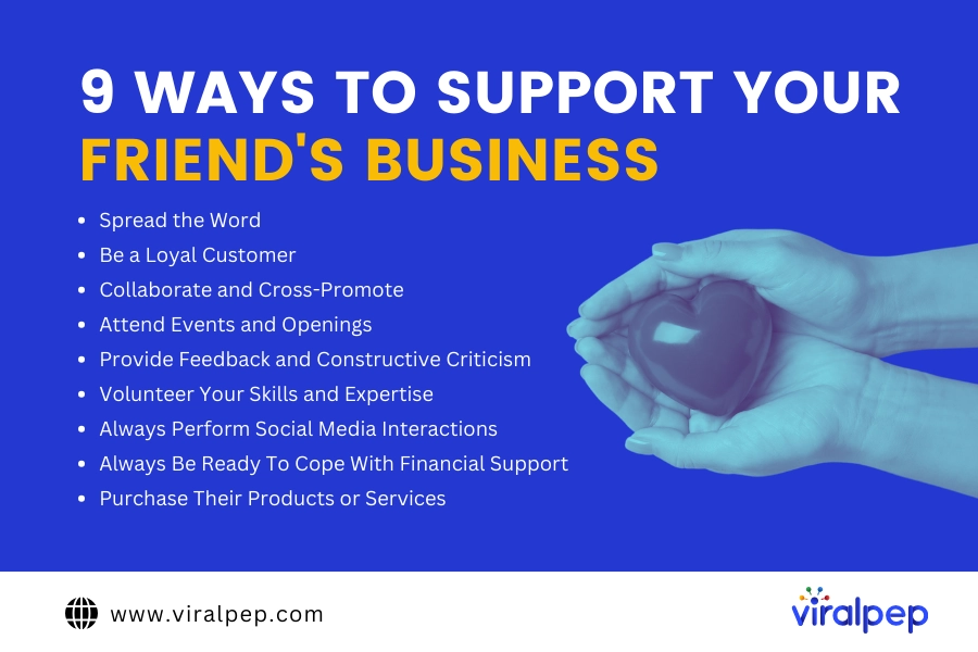 9 ways to support your friends business