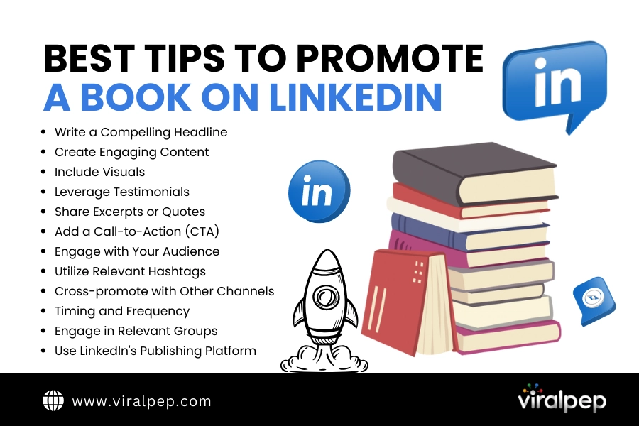 Tips for Book Promotion Posts on LinkedIn