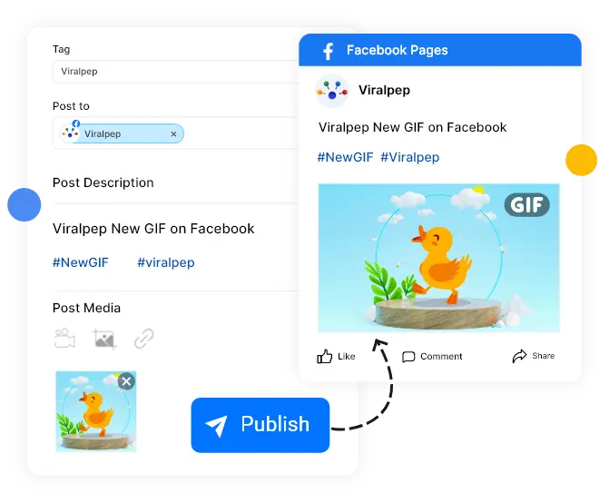 facebook gif posting tool