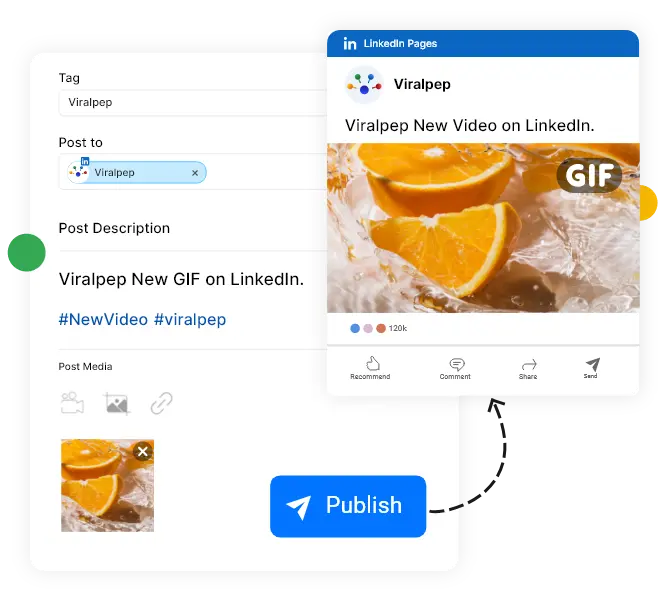 linkedin gif posting tool