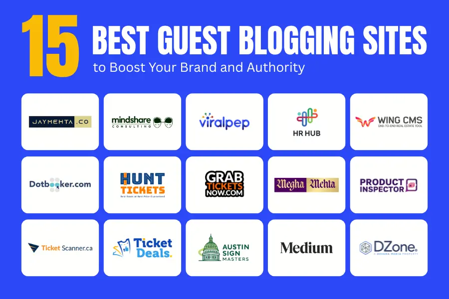 15 Best Guest Blogging Sites to Boost Your Brand and Authority